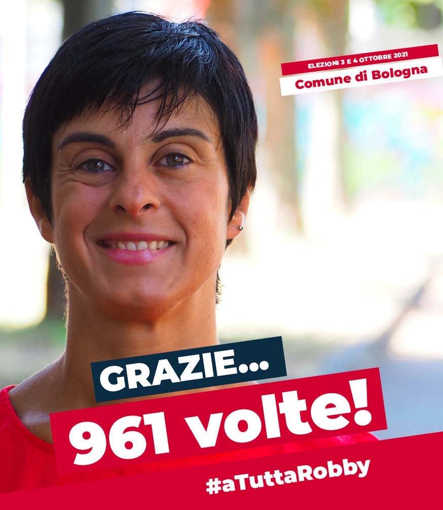 Roberta Li Calzi: grazie 961 volte